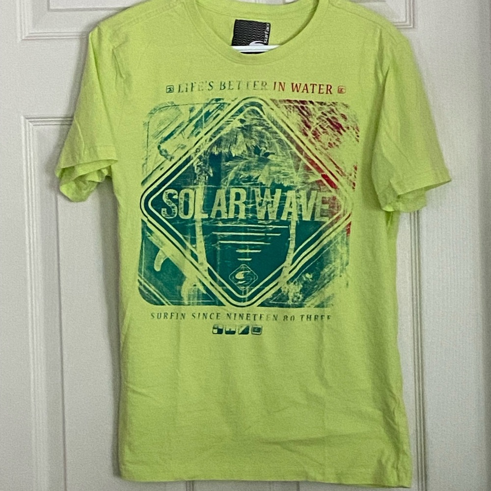 Vibrant Green Short Sleeve Graphic Tee